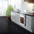 Falquon Black High Gloss Laminate Flooring 8mm U190